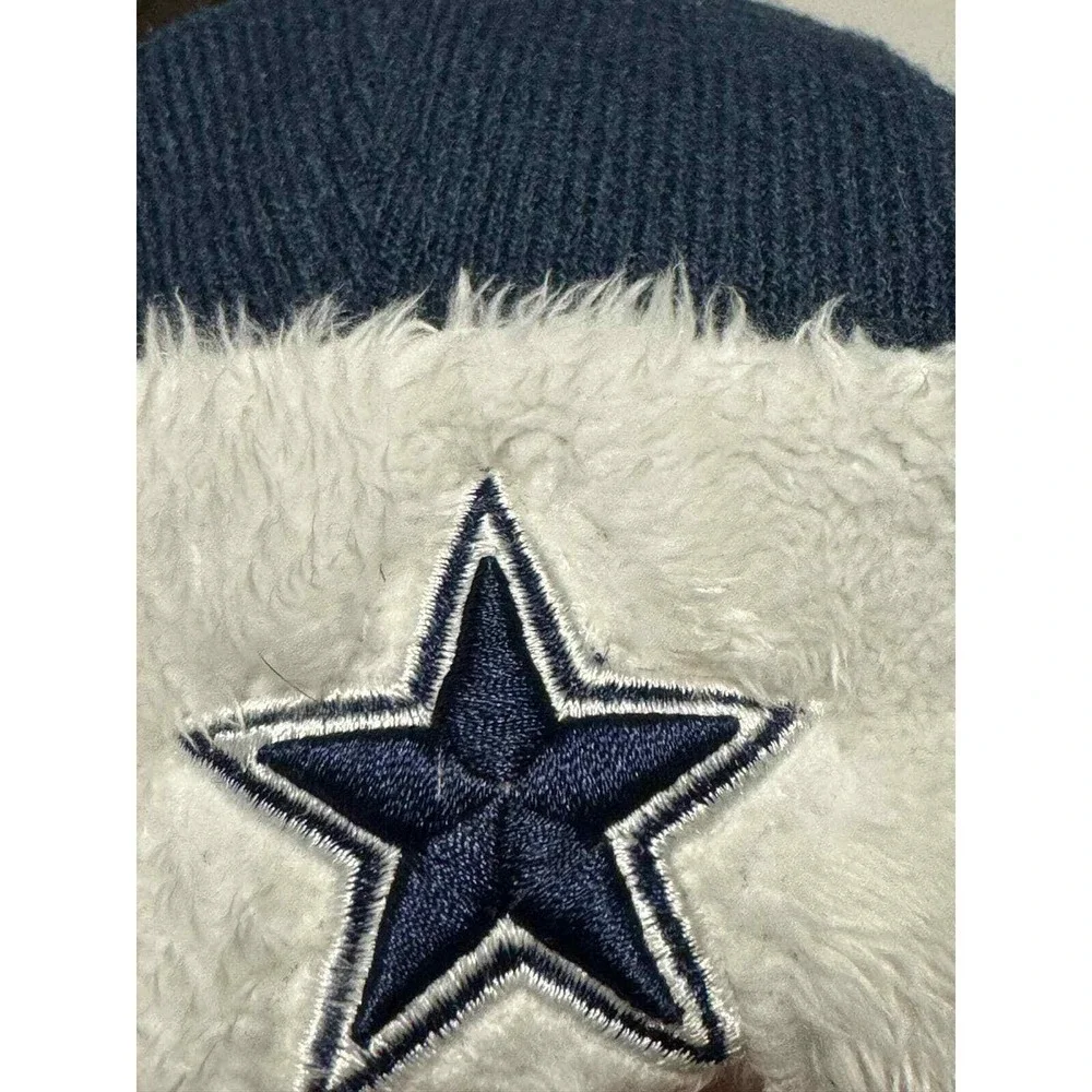 Dallas Cowboys Infant New Era‎ NFL Sherpa Lined Trapper Hat Navy Blue